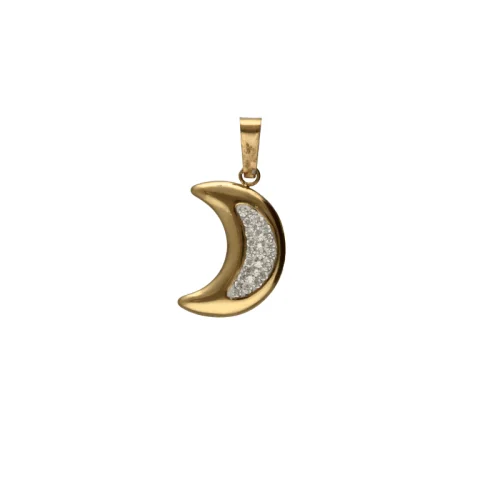 Ciondolo Luna Oro Giallo GL102037