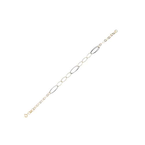 Bracciale Donna Oro Bianco Giallo GL102040