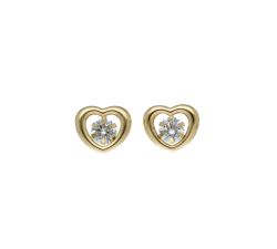 Gelbgold-Ohrringe für Damen GL102047