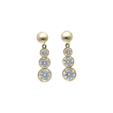 Women's Yellow Gold Earrings GL102048
