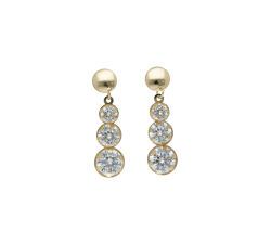 Gelbgold-Ohrringe für Damen GL102048