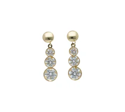 Women's Yellow Gold Earrings GL102048