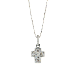 Collana Donna Croce Argento CCD05