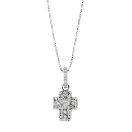 Collana Donna Croce Argento CCD05