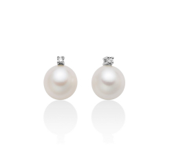 Orecchini Donna Miluna Perle Oro Bianco PER2738X