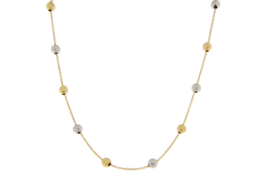Collana Donna Oro Bianco Giallo GL102067