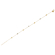 Damenarmband Weiß Gelbgold GL102040