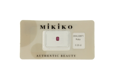 Mikiko Rubino Blister Certificato 23WL00871