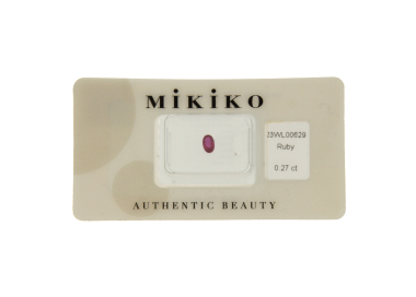 Mikiko Rubino Blister Certificato 23WL00629