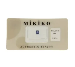 Mikiko Zaffiro Blu Blister Certificato 25WL00165
