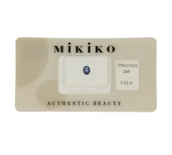 Mikiko Zaffiro Blu Blister Certificato 22WL01423