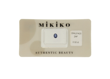 Mikiko Zaffiro Blu Blister Certificato 22WL01423