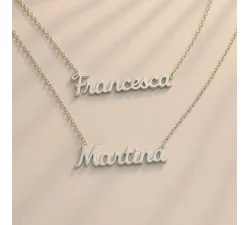 Collana Nome Personalizzato Acciaio