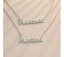 Personalized Name Necklace Steel