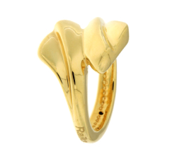 Gelbgoldring für Damen GL102075