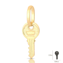 Yellow gold key pendant 803321705416