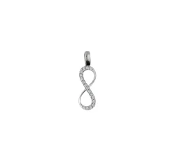 Ciondolo Infinito Oro Bianco GL102083