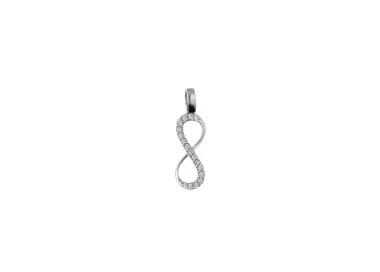 Ciondolo Infinito Oro Bianco GL102083