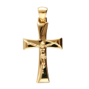 Men's Yellow Gold Cross Pendant GL102084