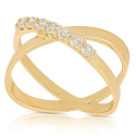 Gelbgoldring für Damen GL102085