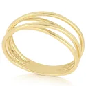 Gelbgoldring für Damen GL102086
