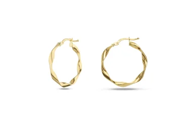 Gelbgold-Ohrringe für Damen GL102088