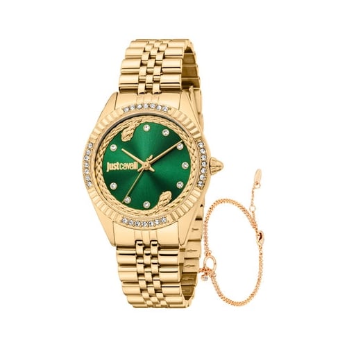 JUST CAVALLI ANIMALIER Sonderpaket Uhr + Armband JC1L361M0065