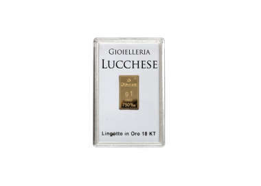 1 Gramm 750 18KT Goldbarren