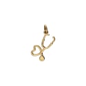 Stethoskop-Anhänger aus Gelbgold GL102092