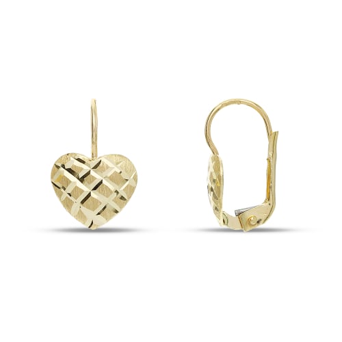 Damen-Ohrringe aus Gelbgold GL102094