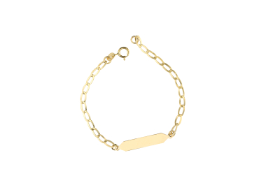 Gelbgold-Kinderarmband GL102095