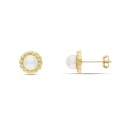 Gelbgold-Ohrringe für Damen GL102096