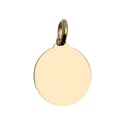 Anpassbarer Gelbgold-Medaillenanhänger GL102097