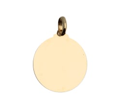 Anpassbarer Gelbgold-Medaillenanhänger GL102098