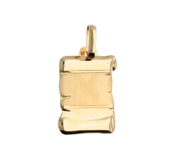 Ciondolo Medaglia Personalizzabile Oro Giallo GL102099