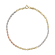 Damen Armband Weißgold Gelb Rose GL102000