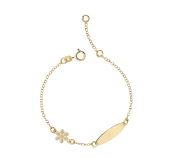 Babyarmband aus Gelbgold GL102107
