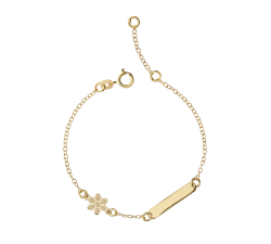 Gelbgold-Kinderarmband GL102109