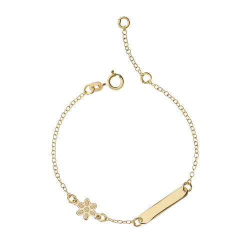 Gelbgold-Kinderarmband GL102109