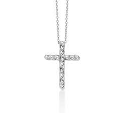 Miluna Women's White Gold Necklace CLD4682X