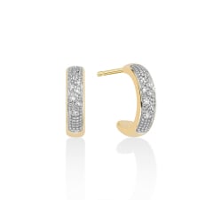 Miluna Women's Yellow Gold Earrings ERD2899BGX