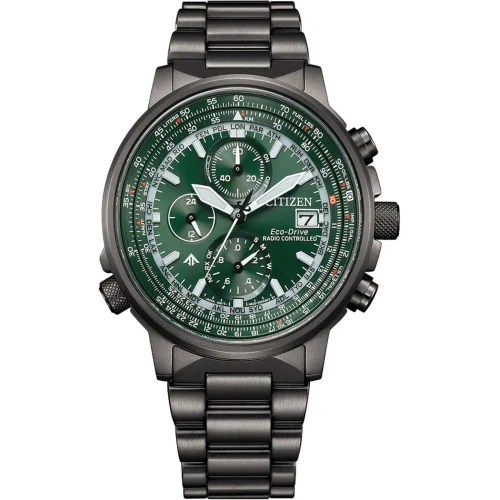Orologio Uomo Citizen Radiocontrollato Crono Pilot AT8304-57W