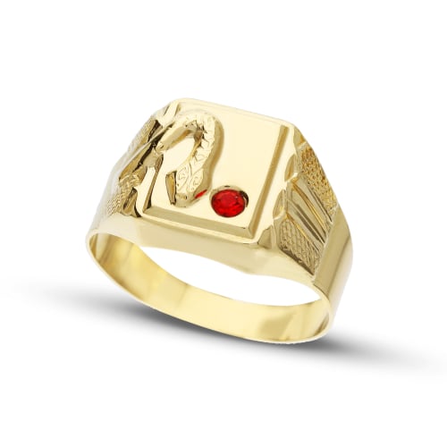 Men's Yellow Gold Ring GL102115