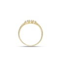 Trilogie-Ring für Damen aus Gelbgold GL102119