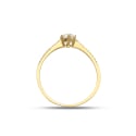 Solitärring für Damen aus Gelbgold GL102220
