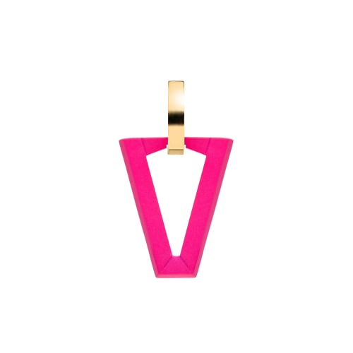 Valentina Ferragni Uali Fluo Pink Ohrring DVF-OR-BA7