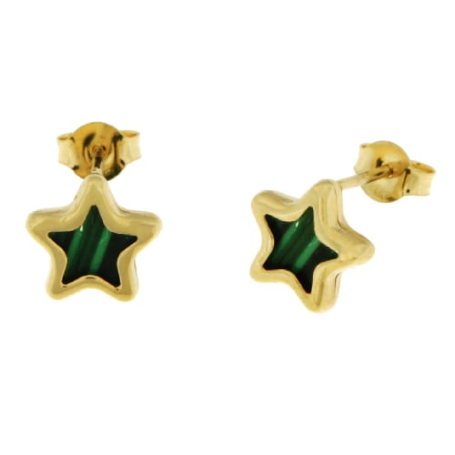 Women's Yellow Gold Earrings GL102223