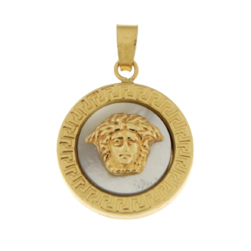 Yellow Gold Medusa Pendant GL102224