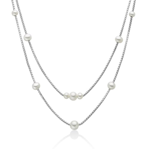 Miluna Miss Italia Damen-Halskette Bubbles PCL6630