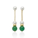 Miluna Women's Earrings The Secrets of Nature PER2850